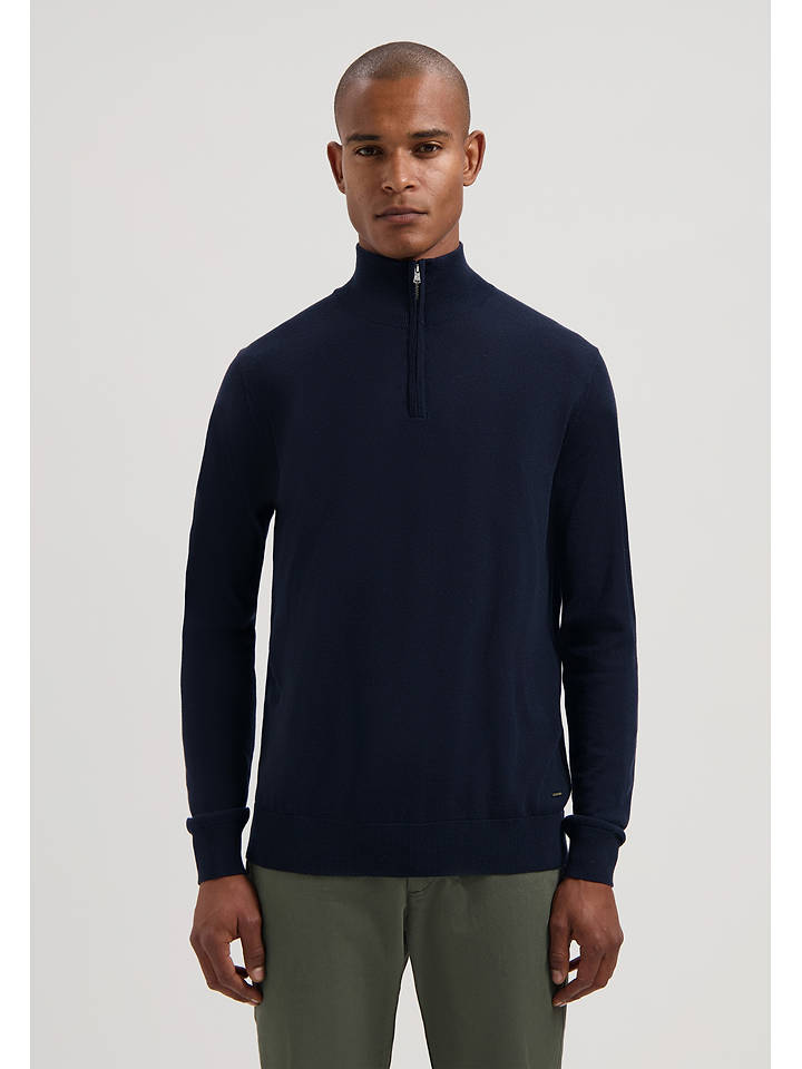 DSTREZZED Wollpullover in Dunkelblau - XL