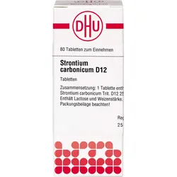 Strontium Carbonicum D12 80 ST