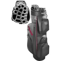 Wilson Staff I-Lock Dry 2.0 Cart Bag schwarz/rot