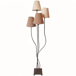 Näve Stehleuchte 4 Flg. BOHO braun