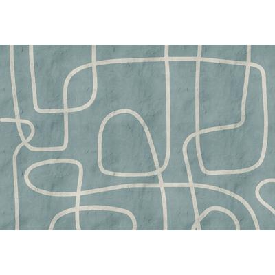 Fototapete LIVING WALLS "Walls by Patel Serengeti", blau, B:4m L:2,7m, Vlies, Tapeten, Vlies, Wand