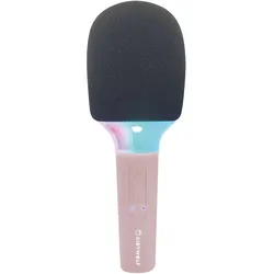 Kidywolf Mikrofon Bluetooth mit Licht rosa