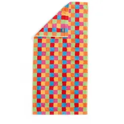 CaWö Handtuch Karo 50 x 100 cm Baumwolle Bunt