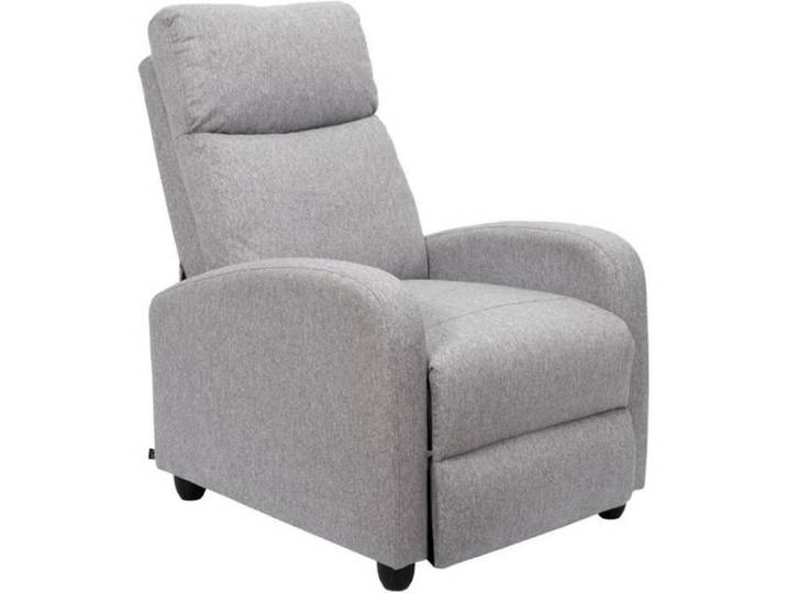 Fauteuil de Relaxation - HOME DECO FACTORY - Cocooning - Chic - Gris