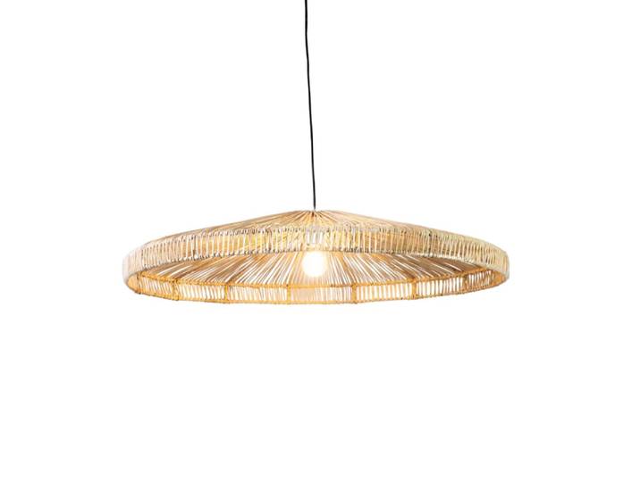Suspension en rotin 15x70