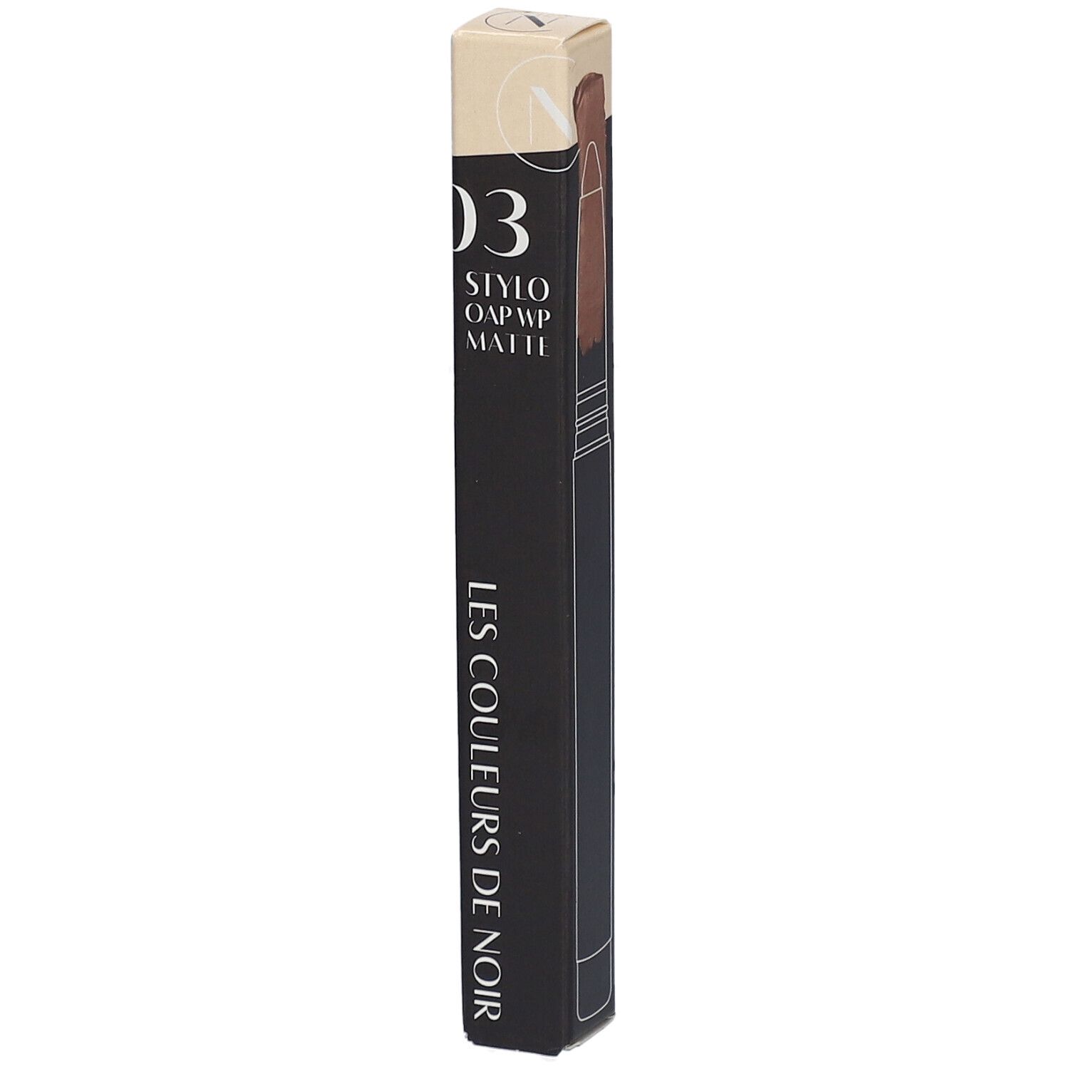 Les Couleurs de Noir Stylo OAP WP Matte 03 Honey Brown 1 St Make up