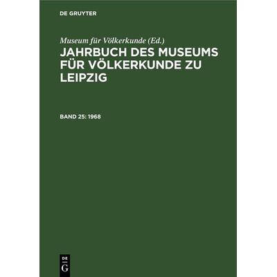 1968, Gebundene Ausgabe von , De Gruyter, 978-3-11-247715-1