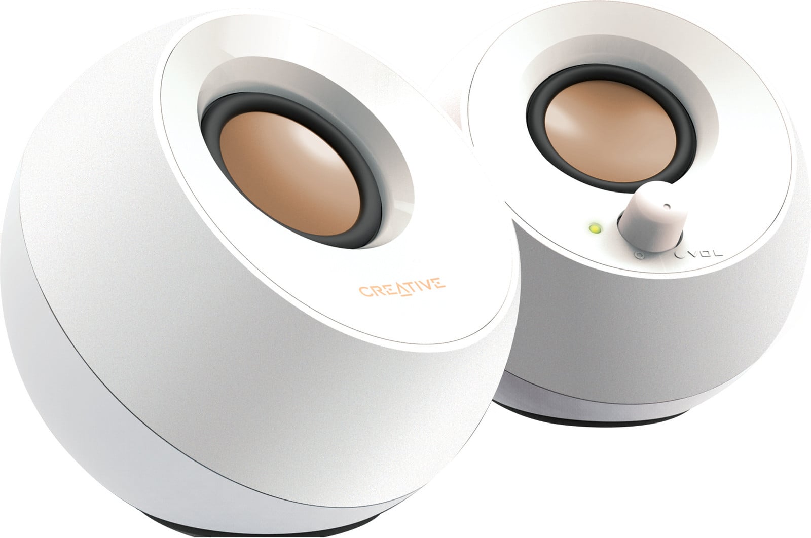Creative Pebble 2.0 USB-luidspreker, wit