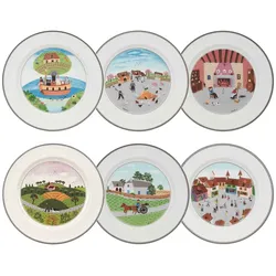 Villeroy & Boch Design Naif Speiseteller ø 27 cm Kollektion 6er Set
