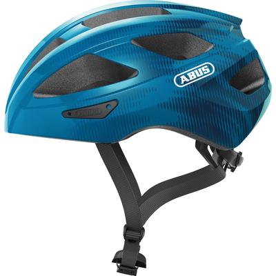 Rennradhelm ABUS "MACATOR" Gr. M, blau (steel blau), Helme, M Kopfumfang: 52cm - 58cm