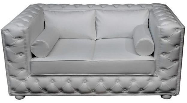 Chesterfield 3-zits lederen bank sofa A922