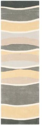 SAFAVIEH Handmade Soho Nani Wavy Stripe N.Z. Wool/ Viscose Rug