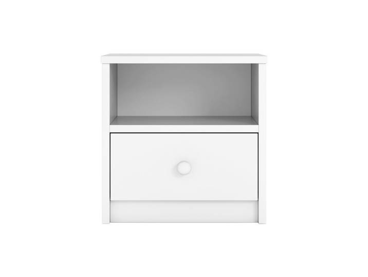 Raumhirsch Furniture Nachttisch Nachttisch für Kinder, Kindernachttisch Weiß