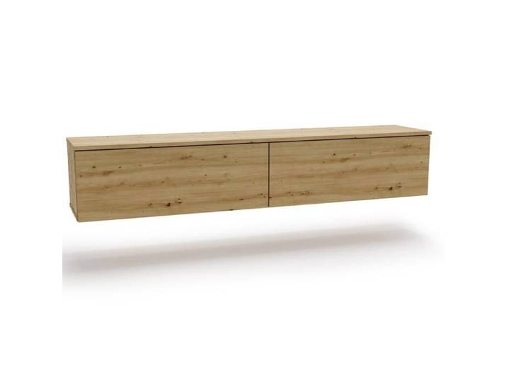 Meuble TV / Meuble de salon - NICOLE - 160 cm - chêne artisan - style moderne