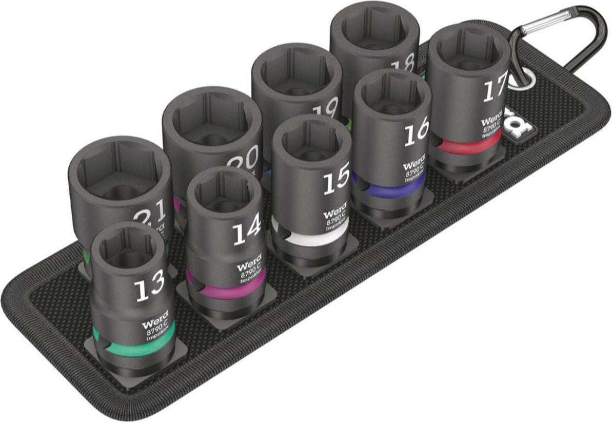 Wera Belt C Impaktor 1: Set doppen voor sleutels