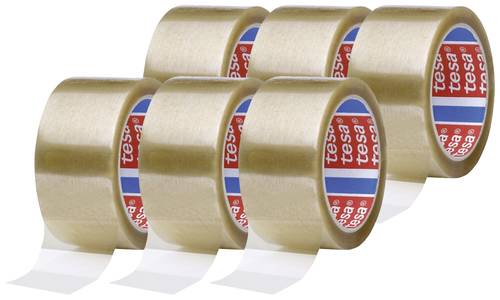 Tesa tesapack PP 4195 04195-00000-04 Packband tesapack 4195 Transparent (L x B) 66m x 50mm 6St.