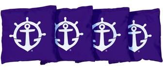 Skip's Garage University Of Portland Pilots Blue Cornhole Bags