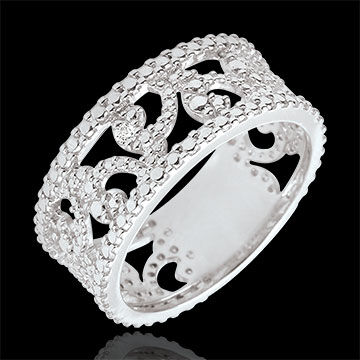 Edenly Ring Schicksal - Varda - Weissgold und Diamant