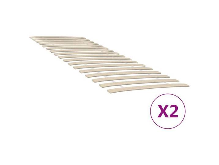 Lattes de rechange pour sommier avec 34 lattes 2 pcs 80x200 cm cadre de lit sommier Latte de rechange pour sommier 3203720