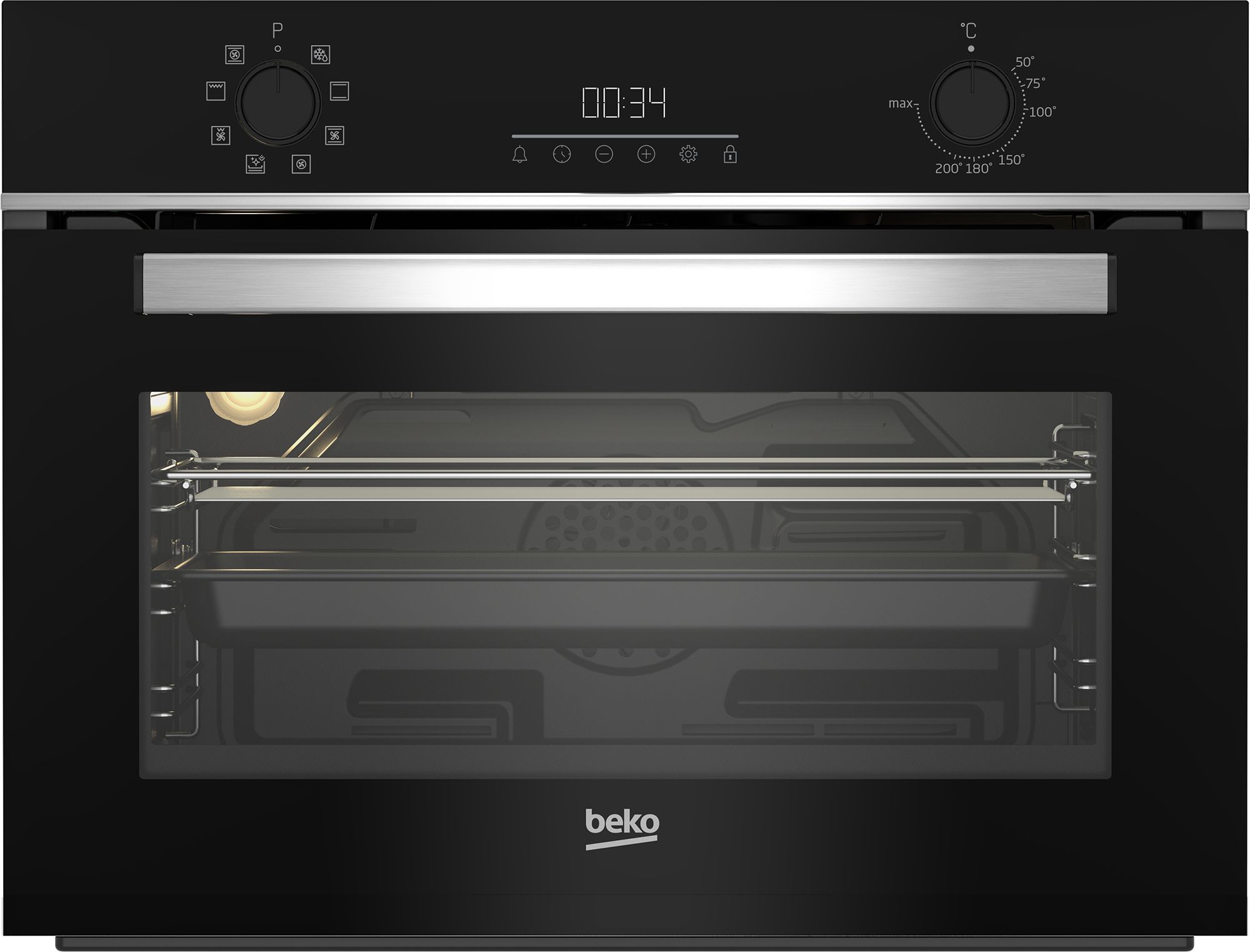 Beko BBCM13300X Einbaubackofen 48 l AutoClean 7780382908