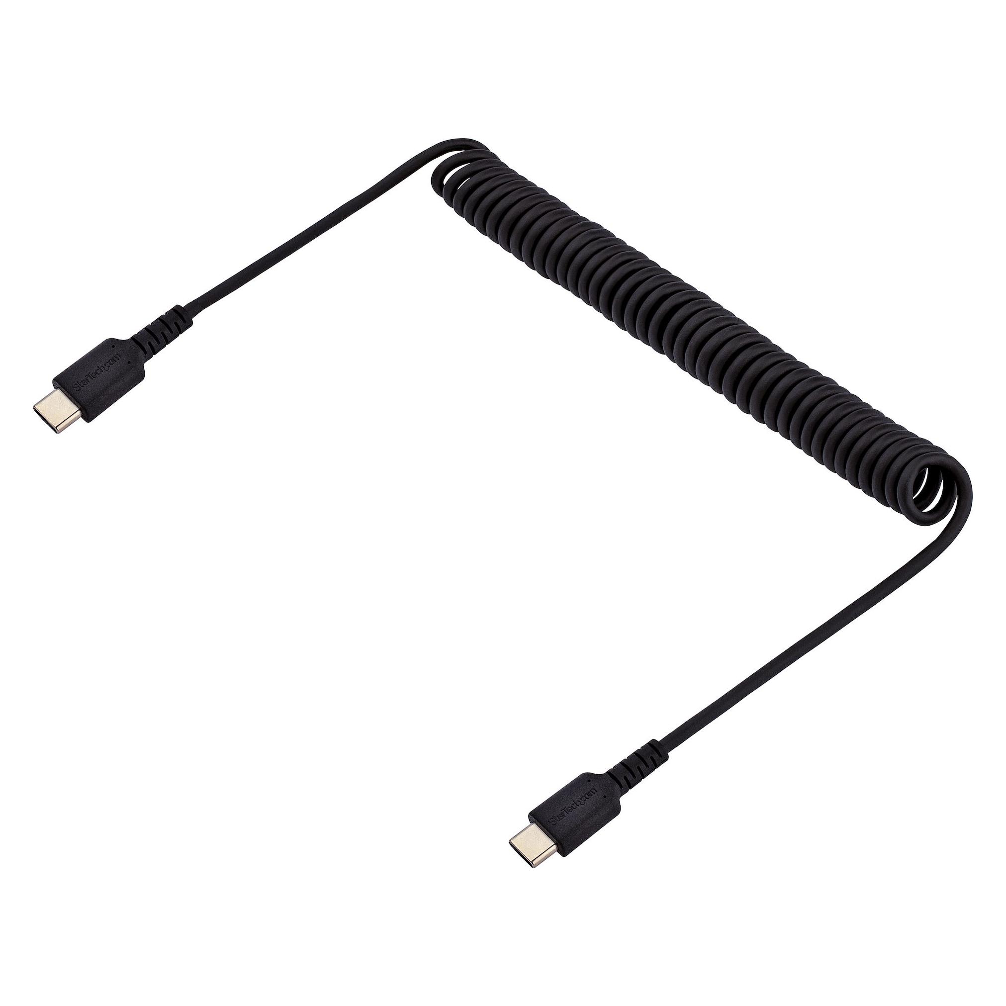 StarTech com R2CCC-1M-USB-CABLE, 1 m, USB B, USB C, USB 2.0, 480 Mbit/s, Schwarz (1 m, USB 2.0) (R2CCC-1M-USB-CABLE)