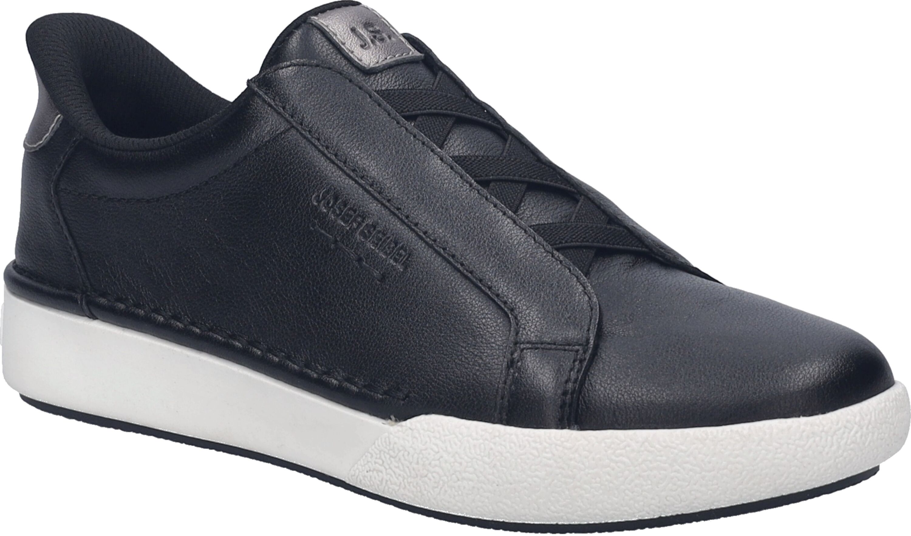 Sneaker JOSEF SEIBEL "Claire 33, schwarz-basalt", Damen, Gr. 36, schwarz (schwarz, basalt), Obermaterial: 100% Rindsleder Leather cow., Schuhe Sneaker