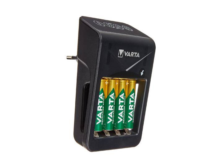 Varta LCD Plug Charger+4xAA 2100mAh