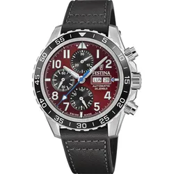 Festina Automatik Herren Automatik F20056/4 - rot,schwarz - 45.8mm