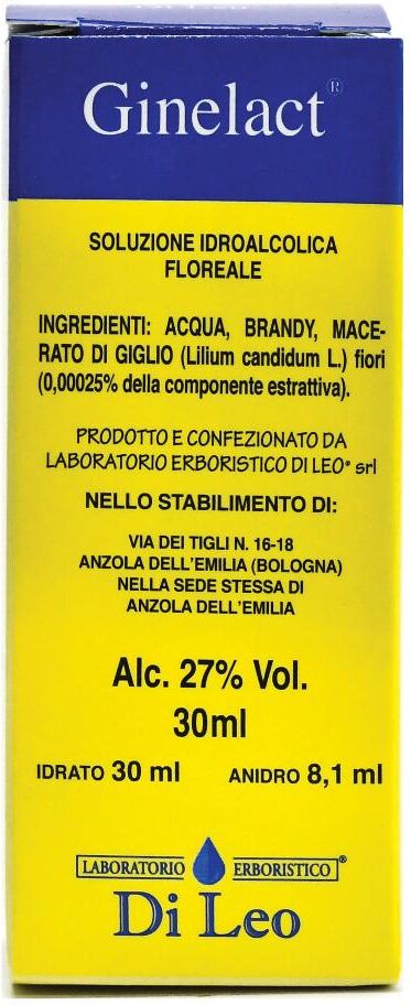 LABORATORIO ERBORISTICO D GINELACT GOCCE 30ML