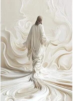 Uplifted Goods Architectural Sacred Heart And Holy Spirit Heritage Canvas Art a 15.7 X 23.6 In