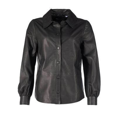 Lederjacke MAZE "42023033", Damen, Gr. S, schwarz, 100% Lammleder, Jacken