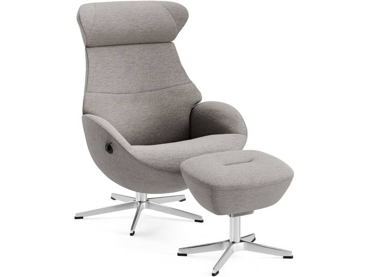 Conform Bequemer Relaxsessel Daja Stoff beige B 180 cm T 163 cm H 110 cm - Möbel Konfigurator: Traummöbel individuell zusammenstellen - Relaxsessel
