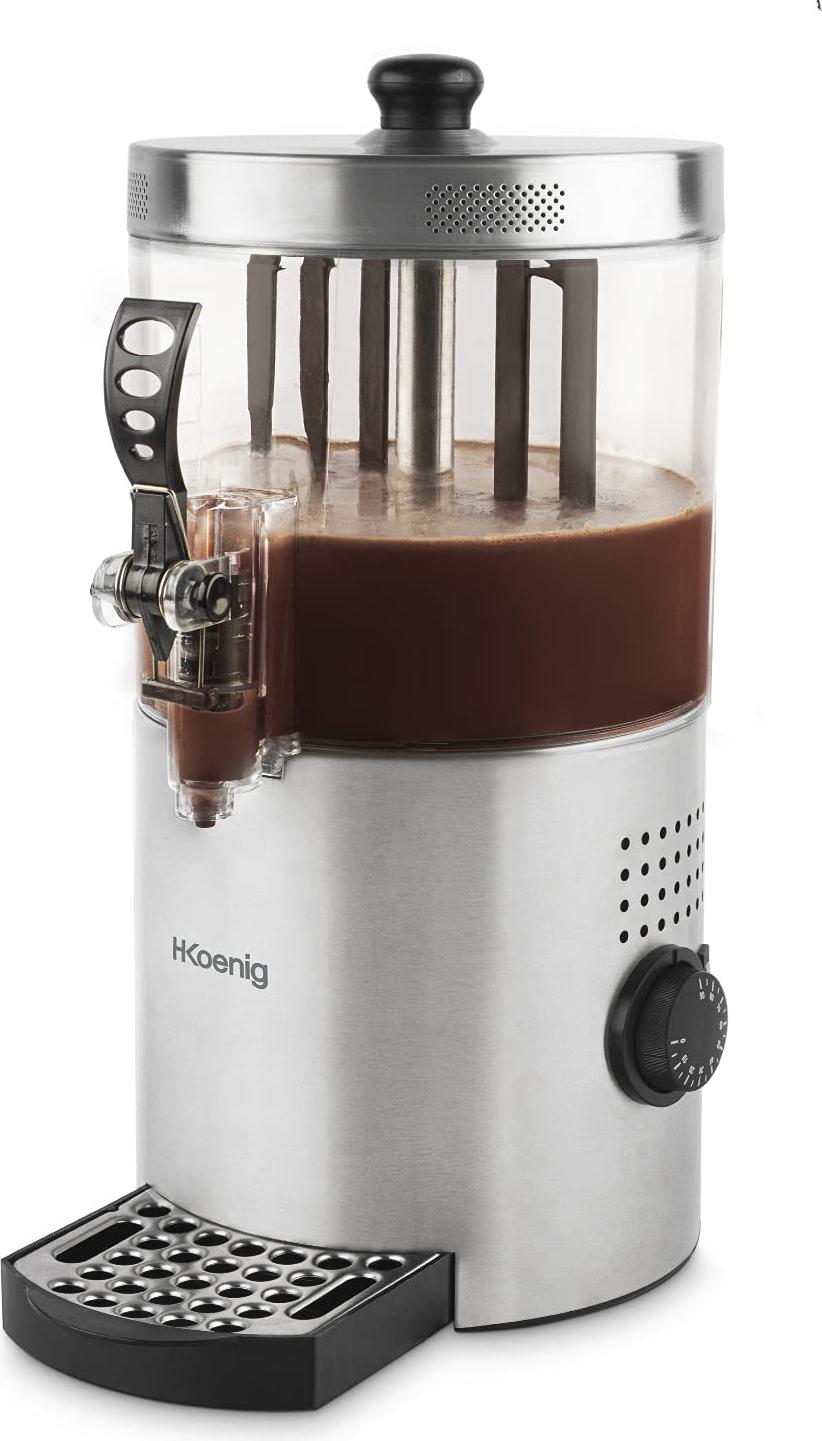 Schokoladenmilchmaschine für heiße Schokoladenmilch - 3 Liter - Edelstahl - 1200 W