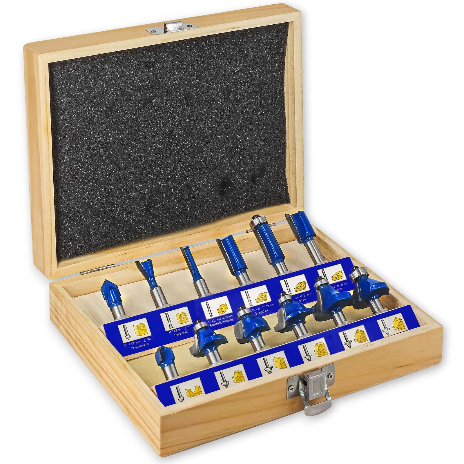 S&R Fräser-Set 12-teilig 216.900.012