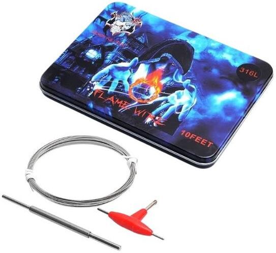Demon Killer Flame Wire Kit Per Rigenerare Filo Resistivo Ss316l - 3 Mt