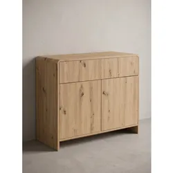 Sideboard MDF Eichenoptik 88x40x76 cm - CALELLA   Kadima Design