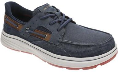 Skechers USA Troutt-Davey - Mens 7.5 Navy Slip On W