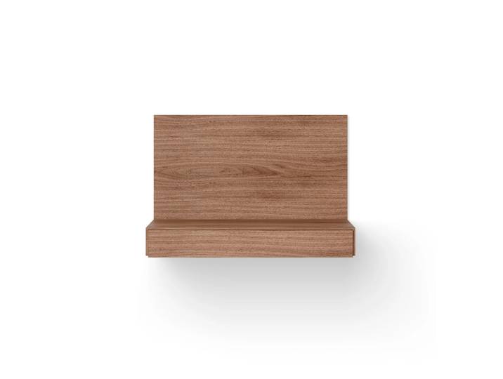 New Works Tana Wandmontierter Schreibtisch 84,8x47,3 cm Walnuss