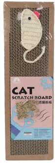 Inspire Essentials Oval Cat Scratching Board Corrugated Cat Scratcher Bed b
