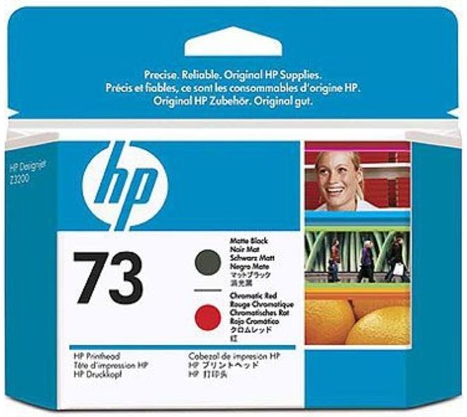 HP 73 (CD949A) - Mattschwarz + Rot - Druckerpatrone