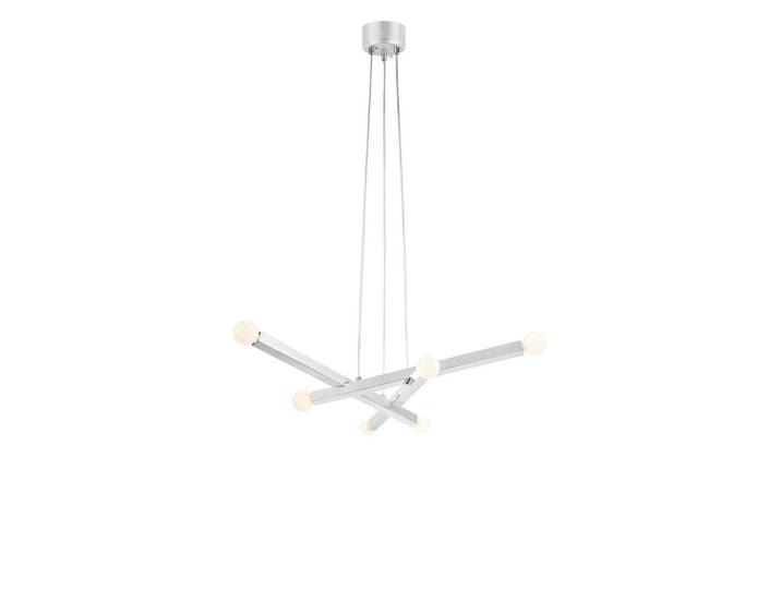 Markslöjd Pendelleuchte Stack, Chromfarben, Metall, rechteckig, 79.5x9.50x79.50 cm, CE, höhenverstellbar, Lampen & Leuchten, Innenbeleuchtung, Hängeleuchten, Pendelleuchten