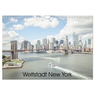 Weltstadt New York (Wandkalender 2027 DIN A4 quer), CALVENDO Monatskalender