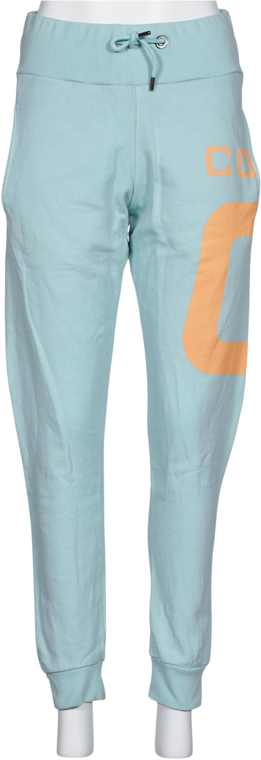 Code Zero Damen Stoffhose, Hellblau, Gr. XS, Baumwolle - Second Hand