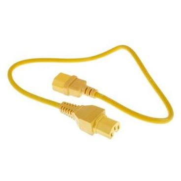 ACT Powercord C14 - C15 yellow 0.6 m (0.60 m) (AK5303)