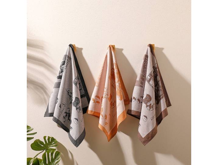 Torchon motifs gourmands – lot de 3 - Blancheporte