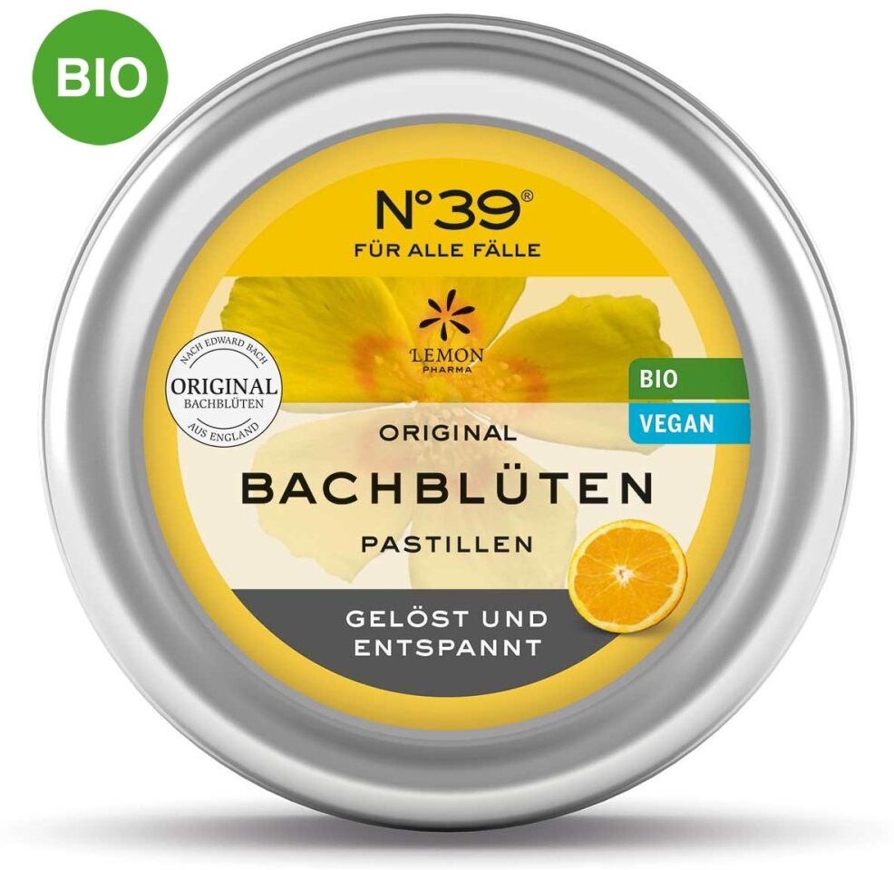 N°39 Bachblüten Notfall Nummer 39 Pastillen Bio 45g