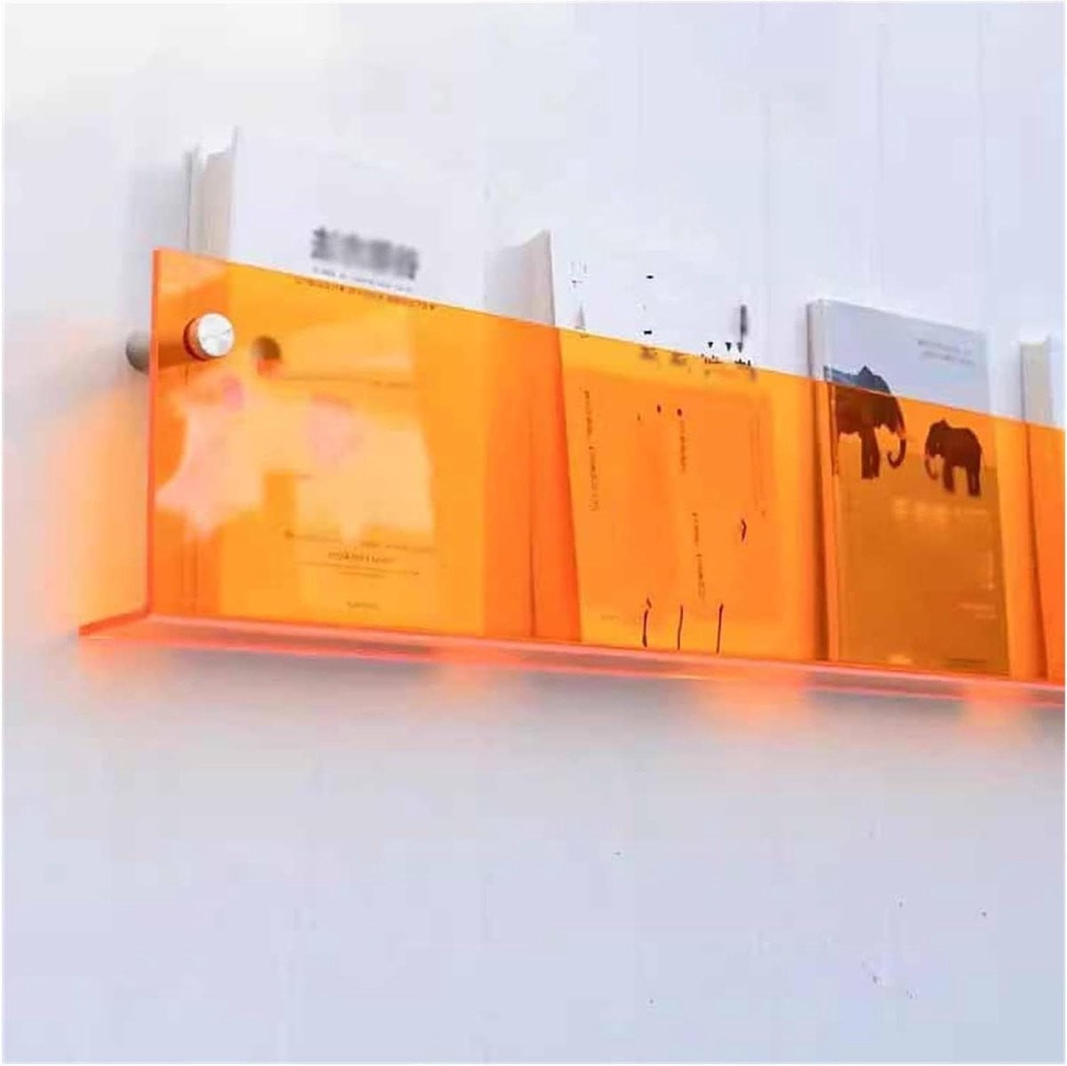 Transparante Zwevende Wandplanken van Acryl - 60 cm
