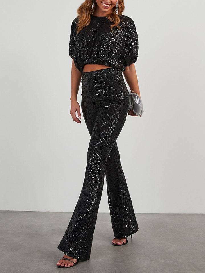 Milan Kiss Hose in Schwarz - L