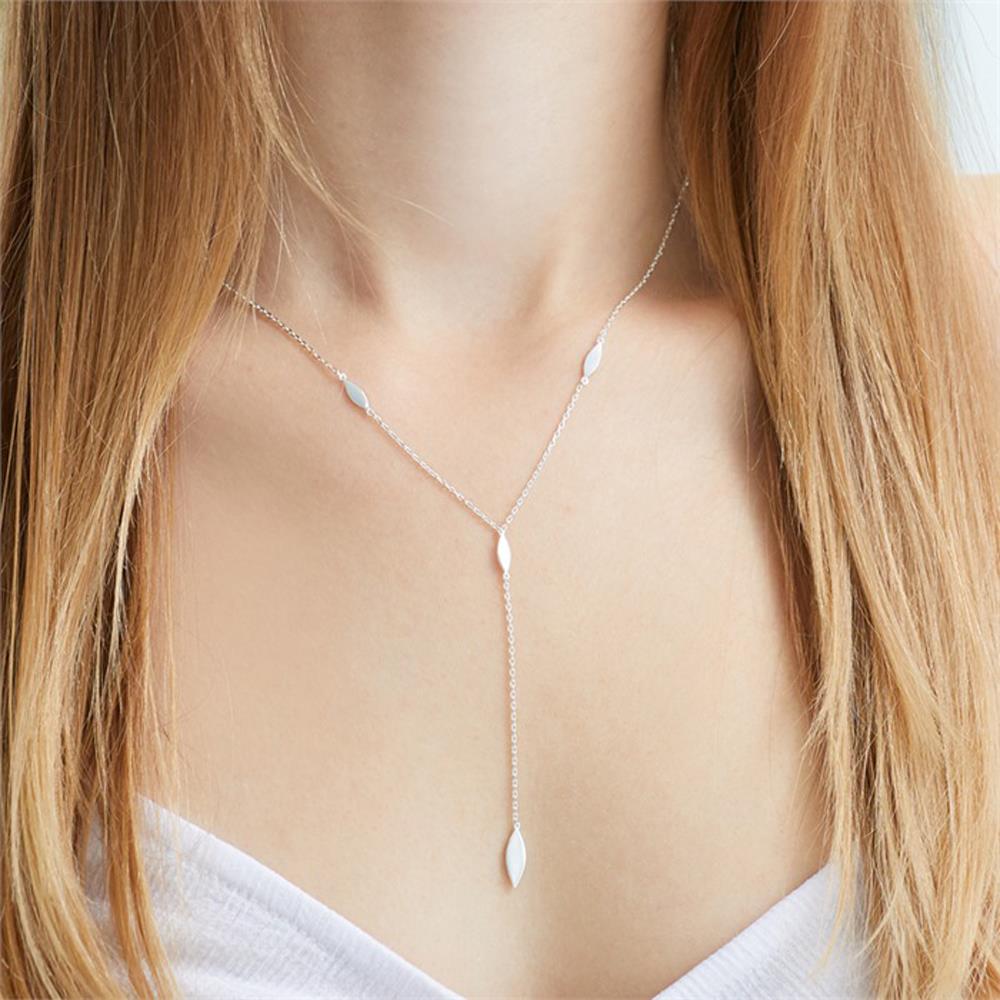 Unique Y-Kette aus 925er Sterlingsilber silber