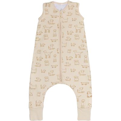 Babyschlafsack FILLIKID "mit Beinen, TOG 2,5", Baby, Gr. 80, Reißverschlussmitte, beige (hund), Obermaterial: 100% Baumwolle. Füllung: 100% Polyester, Schlafsäcke, für das ganze Jahr und Raumtemperaturen von 15-21C